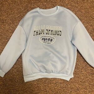 Palm Springs Light Blue Sweatshirt